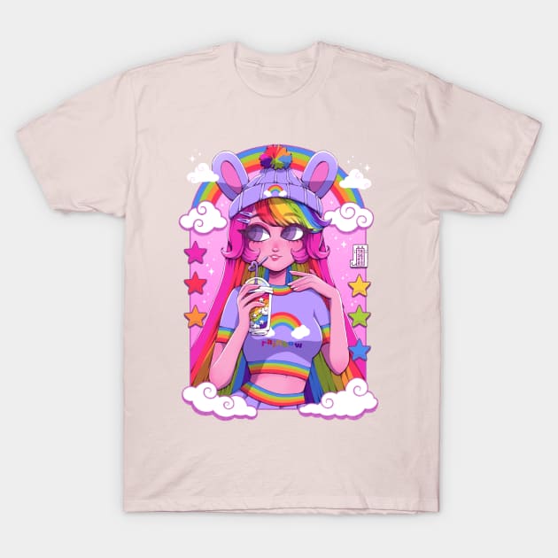 Rainbow girl T-Shirt by Trsgatos